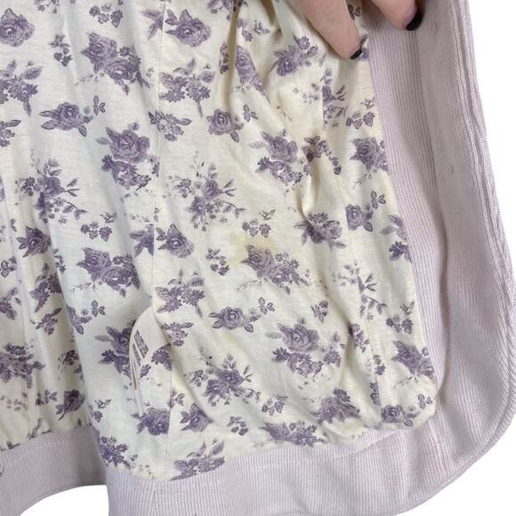 Free People Vintage Y2K Jacket Cropped Shacket Coat Cottage Granny Boho Small 4 - Picture 5 of 12